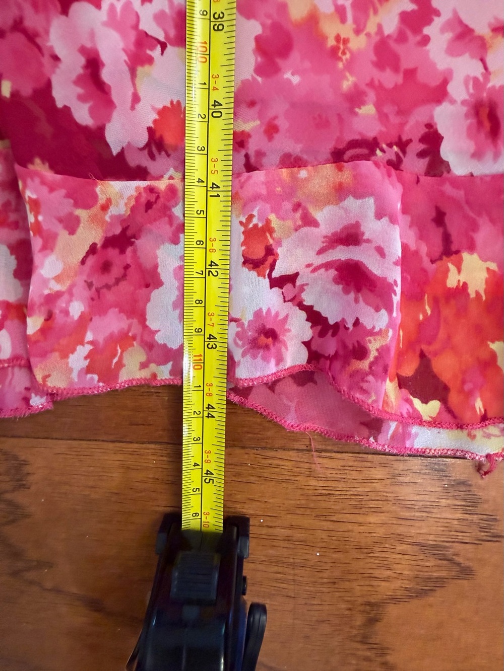 connected apparel Hot Pink Floral Print Sleeveless lined Dress size 14 - Picture 3 of 10